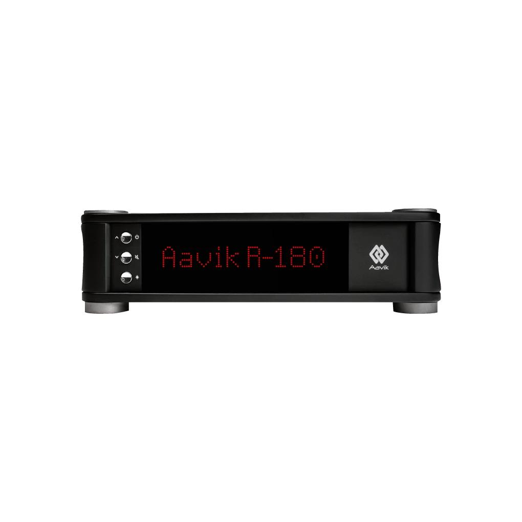 AAVIK R-180 luxury audio amplifier, modern design, smart home compatible in Dubai.