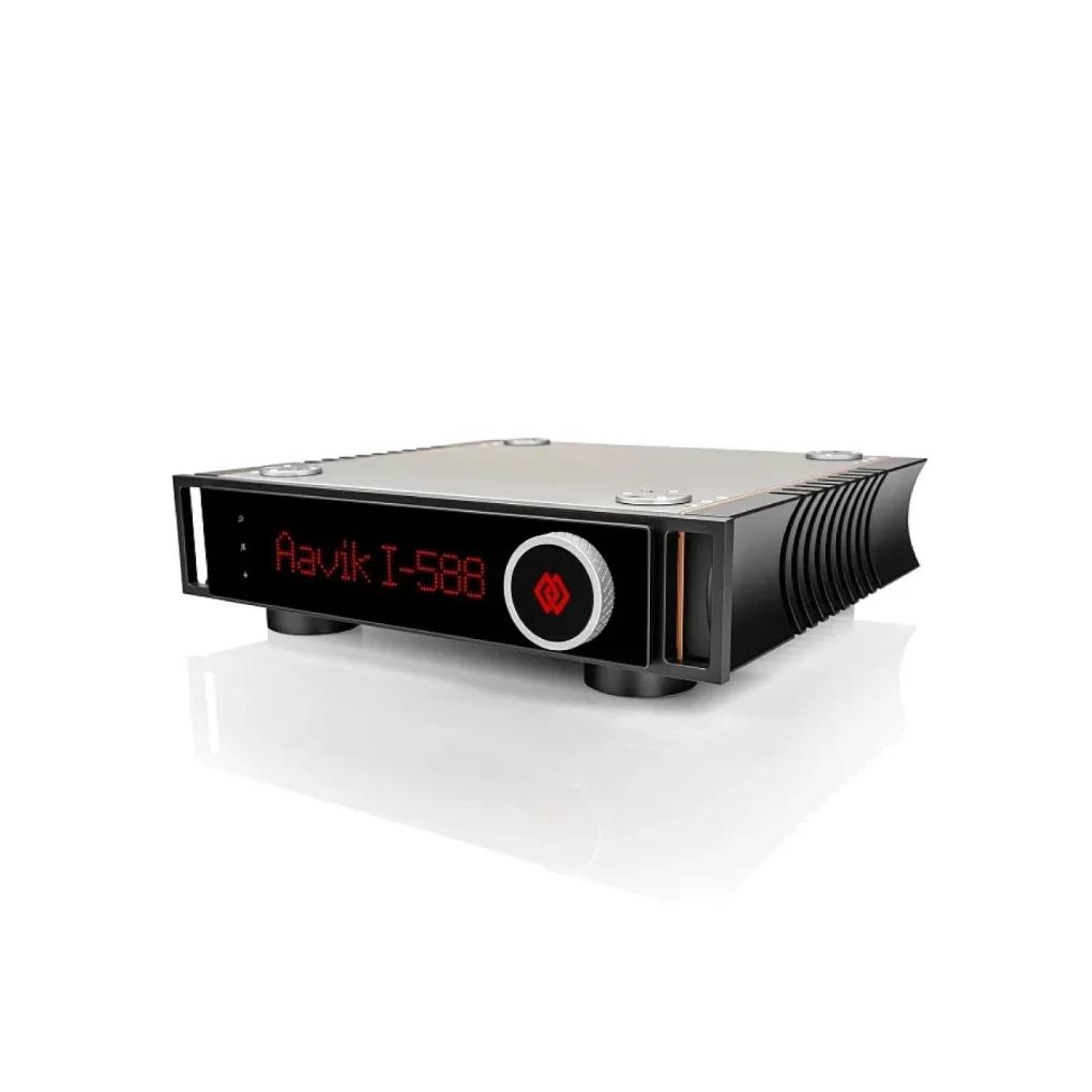 Aavik I-588 luxury smart home speaker system with sleek design, Dubai's LEXA Lifestyle.
