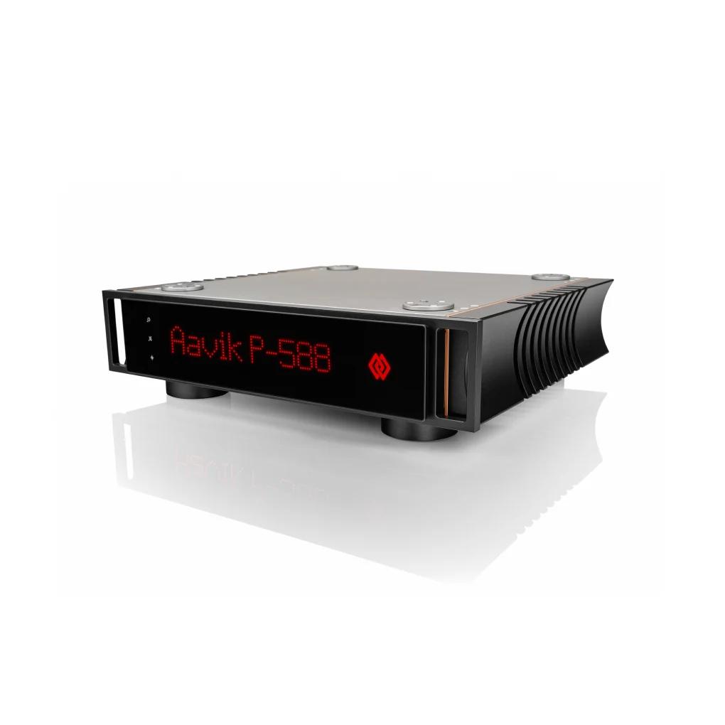 Aavik P-588 premium smart speaker enhancing luxury home automation in Dubai by LEXA.