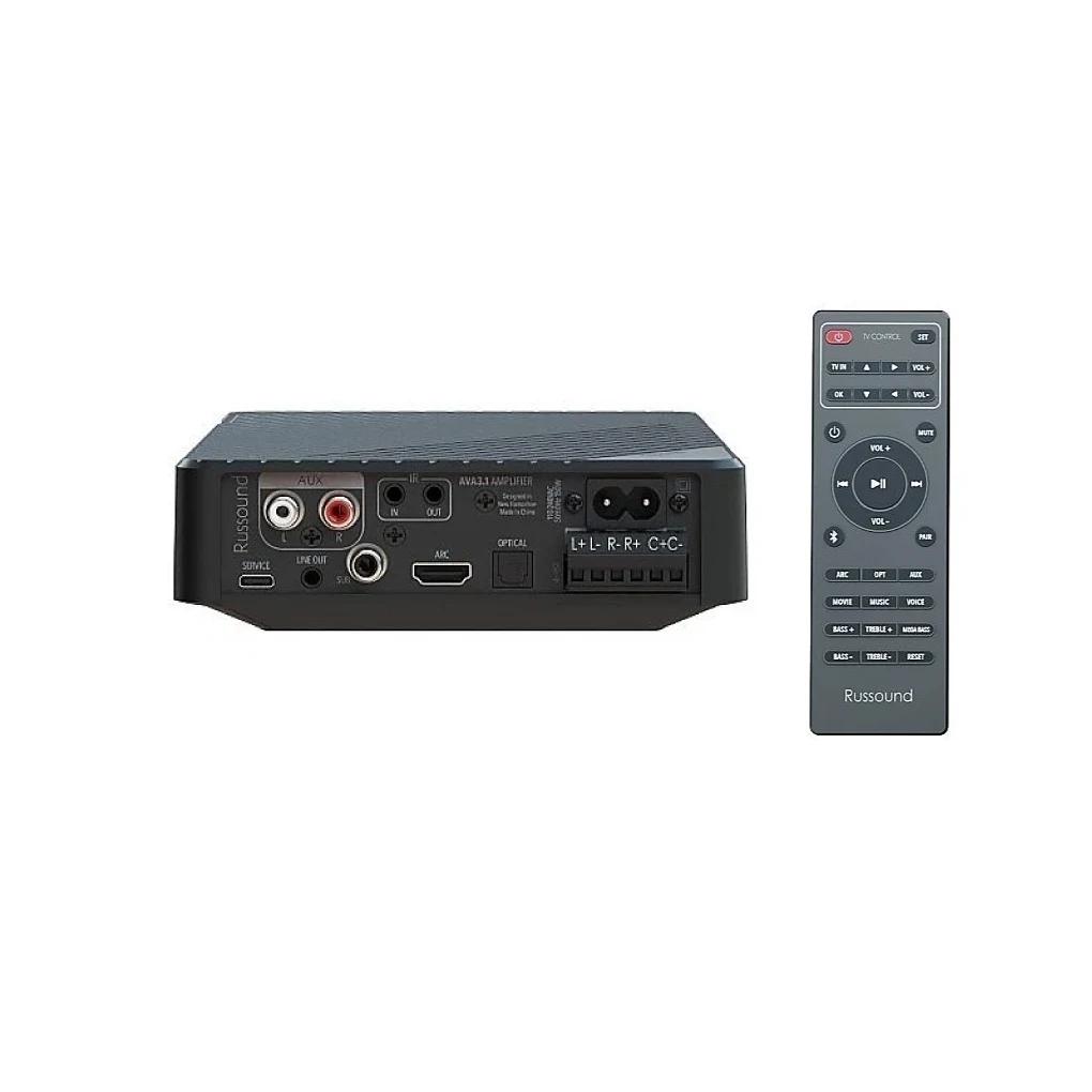 RUSSOUND 3.1 Channel Low Profile Mini AVR with HDMI, advanced smart home audio solution.