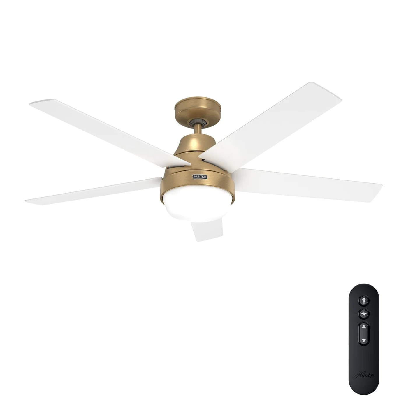 Hunter Aerodyne Indoor Smart Fan with LED Light 52 inch with Remote