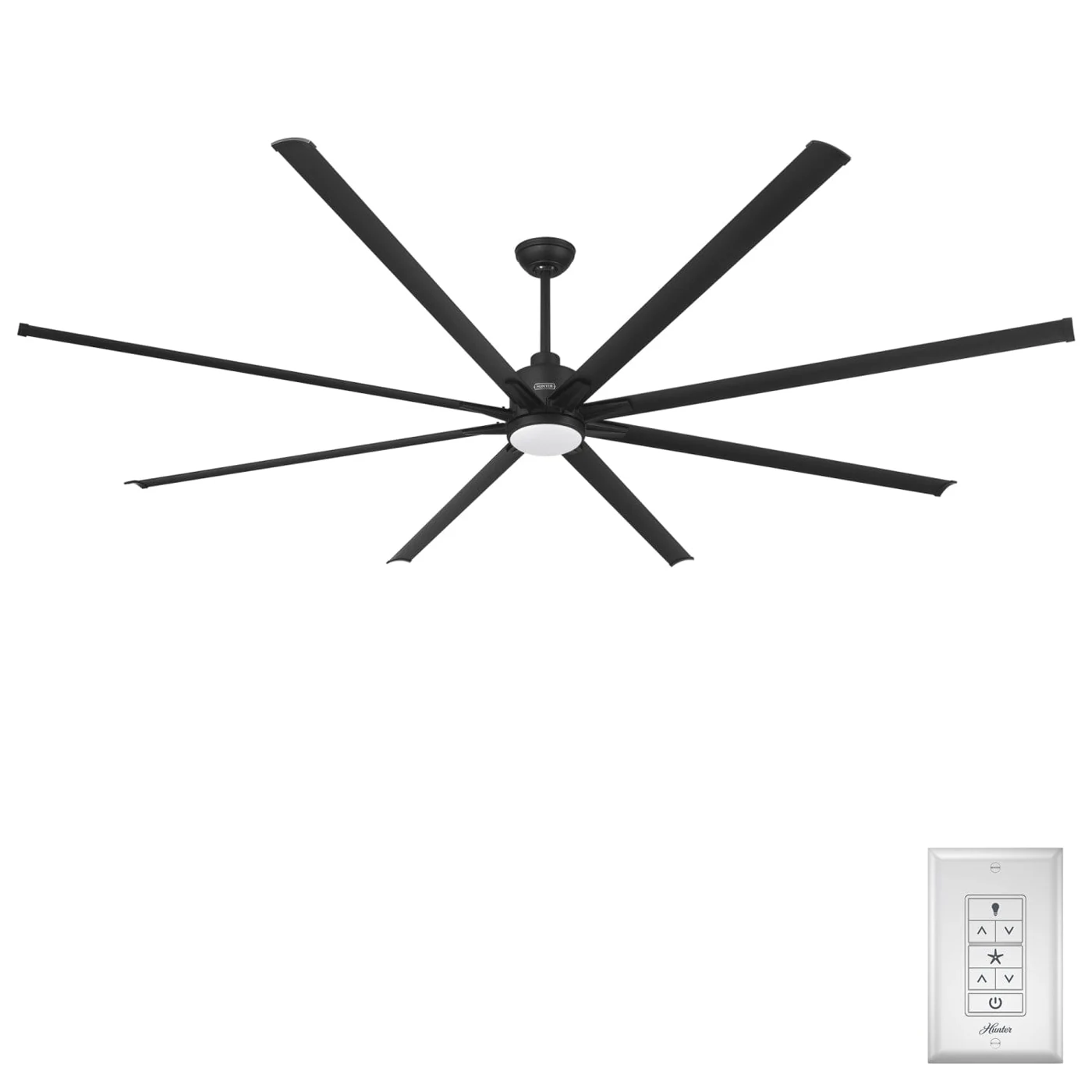 Hunter AirExpanse Outdoor Smart Fan 96 inch with LED and Wall Control
