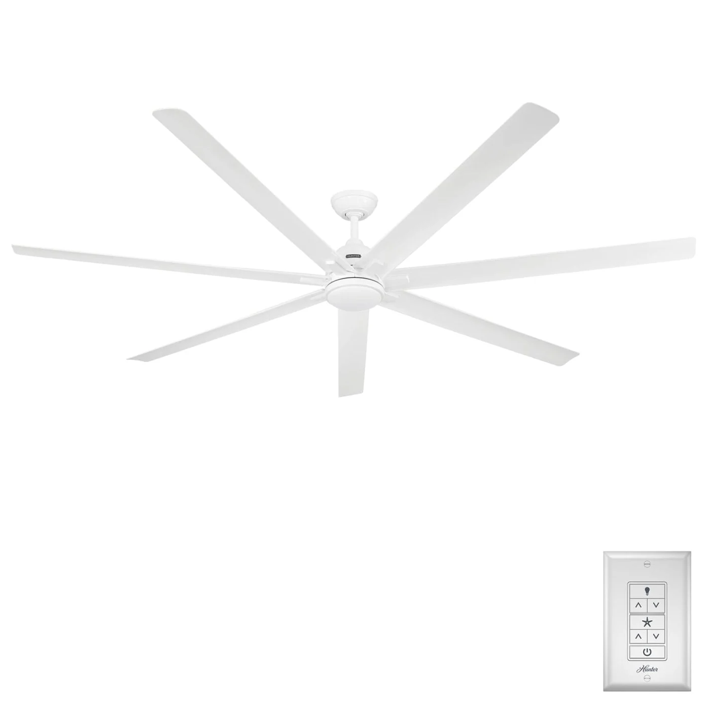 Hunter Airvault Outdoor Smart Fan 84 inch with LED and Wall Control