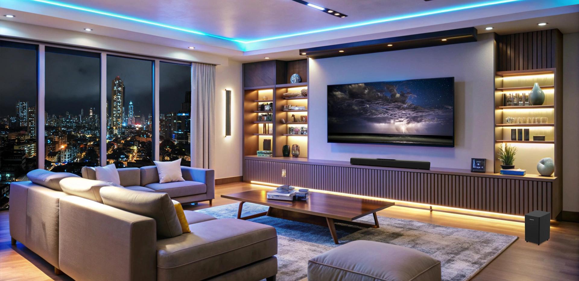Sonodyne SAMA 5000 soundbar with Dolby Atmos — Sonodyne Soundbars available in Dubai UAE via LEXA Lifestyle
