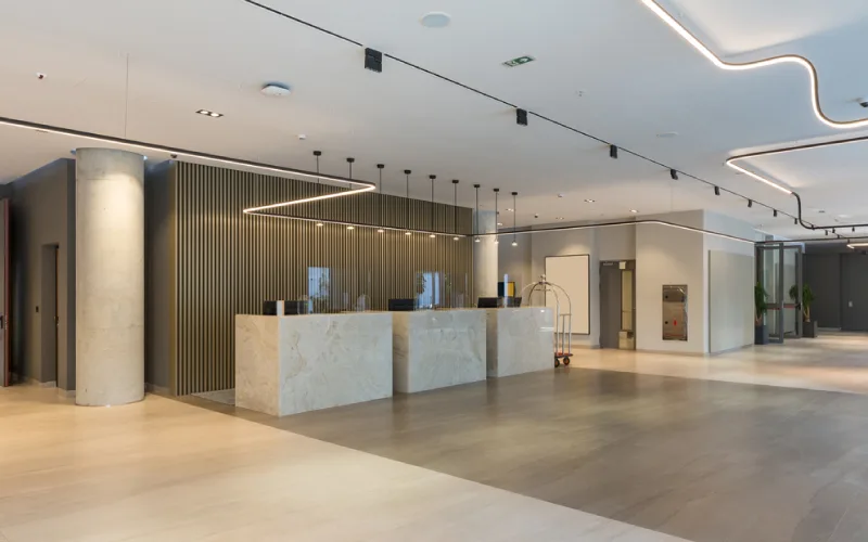 Modern property development with hi-tech amenities