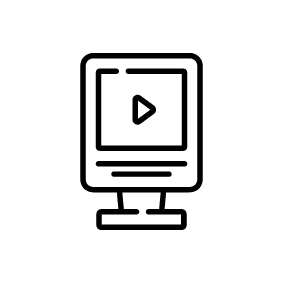 Interactive digital signage setup