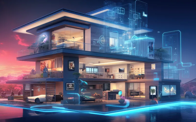 Modern property development with hi-tech amenities