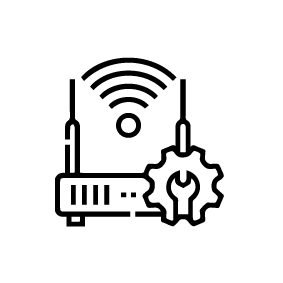 Wired and wireless network setup