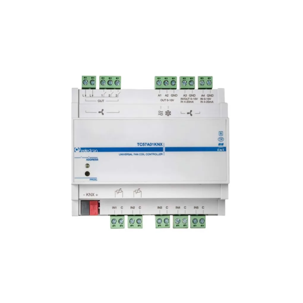 Universal Fancoil Controller 0-10 V | 5 In – 4 Out