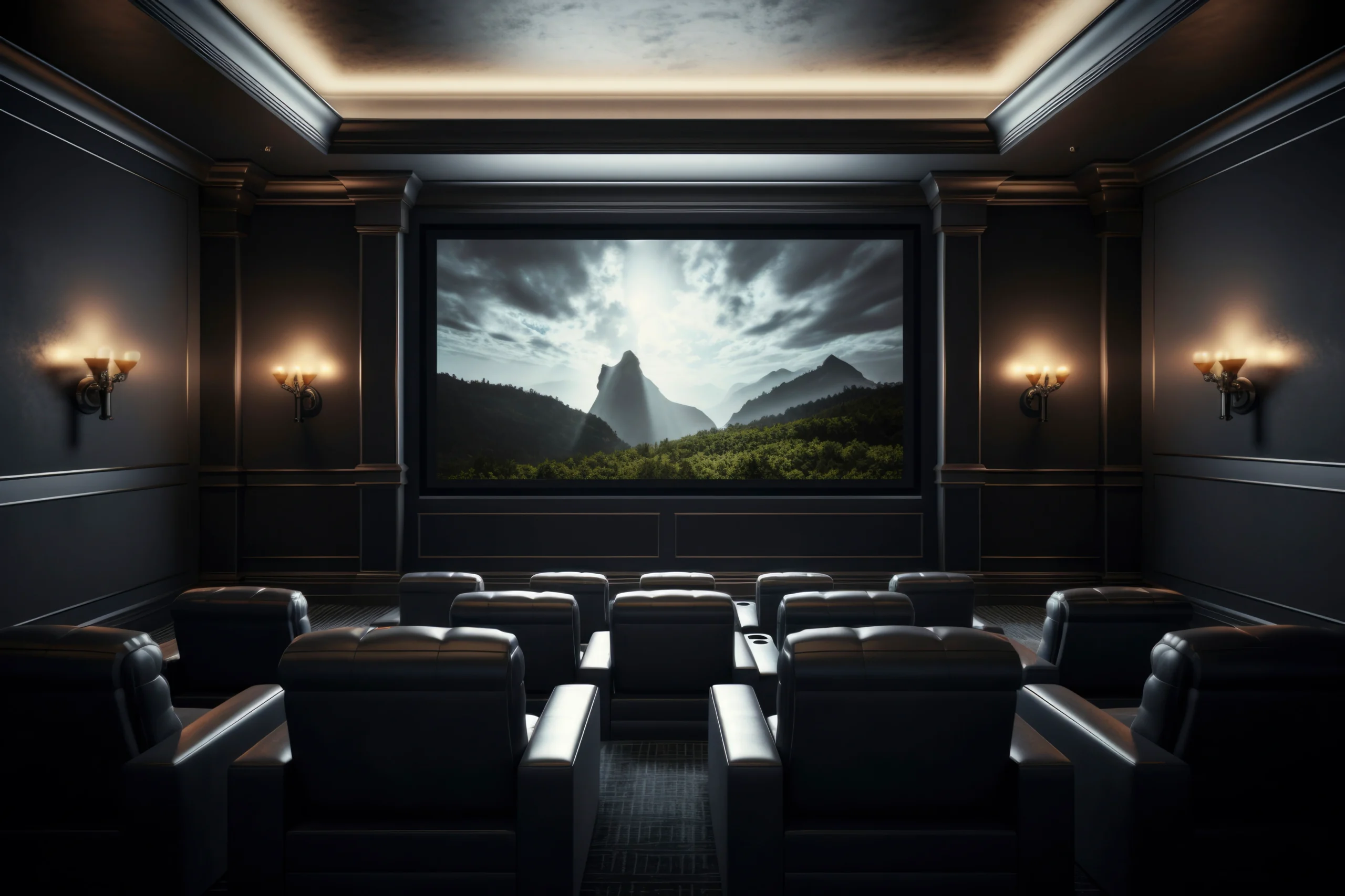 Smart lighting for home theater